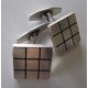 Square squares: N.E. From massive sterling silver Cufflinks!