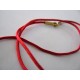 Georg Jensen Cord Necklace for Sunshine Pendant RED