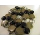 Galalite neck collar: 1930s French strict art deco