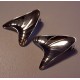 Siersb&oslash;l sterling silver leaf Ear Clips