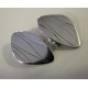 Modernist Danish Jensen sterling silver ear Clips