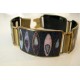 Cool space age Cloisonn&eacute; Enamel Bracelet