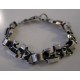 70ies artistic studio bracelet: cast silver + great