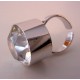 Outstanding Rock Crystal Ring UNI D