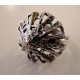 Pyramidal cast silver ring Finland