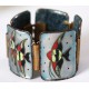 Cloisonné Enamel Bracelet, Scholz+Lammel