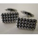 Solid Hans Hansen Cufflinks collected DOTS sterling silver