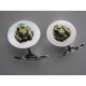 Cufflinks for Hunters: with DOG's Head and HARE