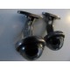 Georg Jensen Classic Round Hematite Cabochon+Sterling  Cufflinks 