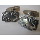 Norne Norway Double-Link Cufflinks Silver