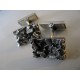 Finnish Modernist Silver Cufflinks with Relief Surface