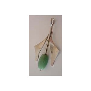 - SOLD - Pale Green Chalcedony Pendant by Bjerring Brothers