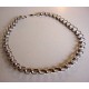 Italian silver collier - rounded 30ies
