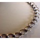 Italian silver collier - rounded 30ies