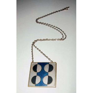 - SOLD - Scholz + Lammel: Fantastic strictly modern enamel CIRCLES