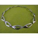 Modernist sterling silver collier Ulrich of Denmark - cool!