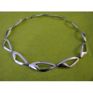 - SOLD - Modernist sterling silver collier Ulrich of Denmark - cool!