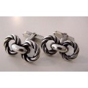 German Classic Cufflinks: cord loops 