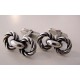 German Classic Cufflinks: cord loops 