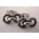 German Classic Cufflinks: cord loops 