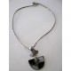 Langani collier - mother of pearl + horn pendant