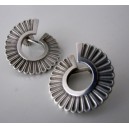 Georg Jensen Arno Malinowski Functionalist Screw Back Earrings Sterling Silver