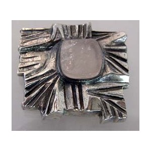 - SOLD - Pentti Sarpaneva in Silver+Rose Quartz