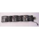 Guenthner Germany: Major silver 70s Bracelet