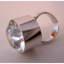Outstanding Rock Crystal Ring UNI D