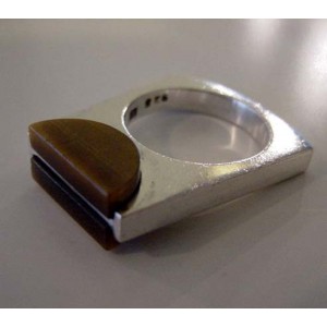 - SOLD - U.H. Moltke Strictly Modern Tiger’s Eye