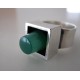 Hans Hansen outstanding green chalcedony in silver square