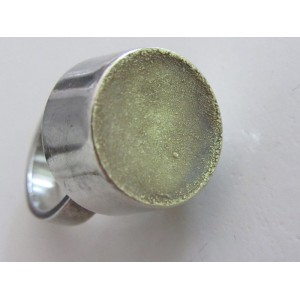- SOLD - Hans Hansen Denmark Cool Ring with Gold Wash TOP