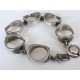 N. E. From Modernist Sterling Silver Bracelet