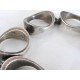 N. E. From Modernist Sterling Silver Bracelet