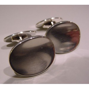 - SOLD - Aarre + Krogh - Oval Cufflinks