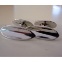 Bernhard Hertz Organic Sterling Silver Cufflinks