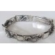 Elegant Danish "Jugend" bracelet: floral pattern!