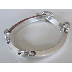- SOLD - O.P. Orlandini Italy solid bracelet sterling silver