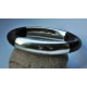 Georg Jensen - Very rare bangle ebony and sterling silver
