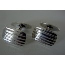Cufflinks Bernhard Hertz Relief Stripes