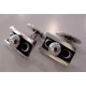 Carl Cohr solid artisan Silver Cufflinks 