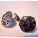 Westerback Oy: Finnish Silver Cufflinks - Strict !