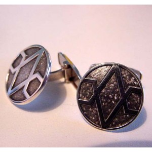 Westerback Oy: Finnish Silver Cufflinks - Strict !