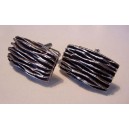 Wild 70ies pewter Cufflinks - Denmark!