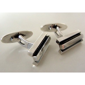 - SOLD - N. E. From Modernist Cufflinks - 3 Bars
