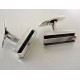 N. E. From Modernist Cufflinks - 3 Bars
