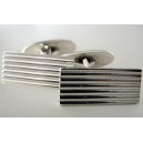 Aarre & Krogh Cufflinks Reliefed Plates