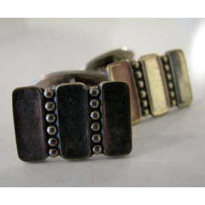 Danish Art Deco Silver Cufflinks 